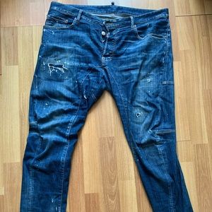 Dsquared2 Tidy Biker Jeans Sz 54 IT